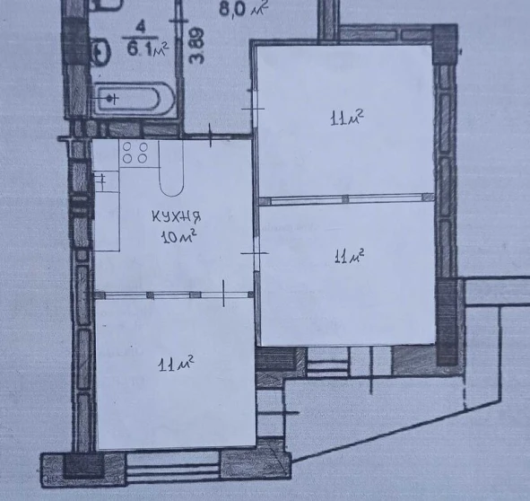 Photo 1. Two-Room flat, for sale. Kyiv Соломенский, Vokzalna