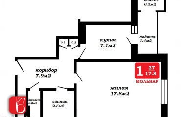 Photo One-Room flat, for sale. Minsk Центральный