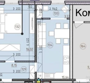 Foto 2. Dos Ambientes piso, en venta. Kyiv Голосеевский