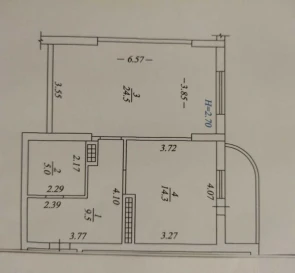 Photo 4. One-Room flat, for sale. Boiarka