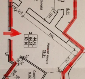 Fotografie 4. Două Camere apartament, de vânzare. Poltava