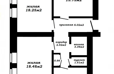 Фото Трикімнатна квартира, продаж. Мінськ Первомайский