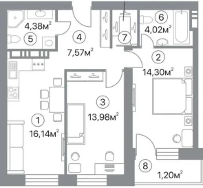 Foto 5. Dos Ambientes piso, en venta. Poltava Шевченковский (Октябрьский)