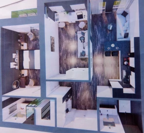 Foto 2. Monoambiente piso, en venta. Poltava