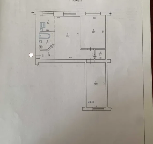 Foto 1. Tres Ambientes piso, en venta. Poltava Киевский