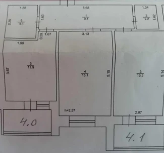 Фото 3. Двухкомнатная квартира, продажа. Полтава Шевченковский (Октябрьский)