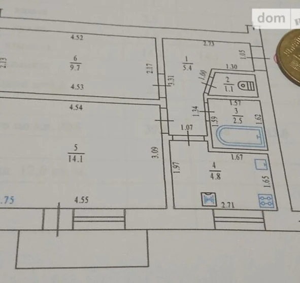 Photo 2. Two-Room flat, for sale. Bozhkivske