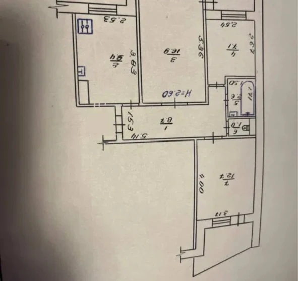 Fotografie 1. Garsonieră apartament, de vânzare. Poltava Шевченковский (Октябрьский)