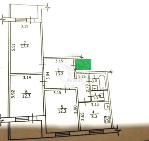 Photo 1. Three-Room flat, for sale. Kyiv Святошинский, Akademmistsechko