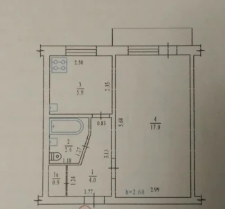 Foto 3. Monoambiente piso, en venta. Poltava Киевский