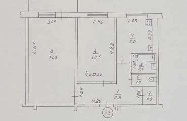 Photo Two-Room flat, for sale. Poltava Киевский