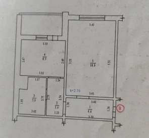 Фото 4. Однокімнатна квартира, продаж. Полтава Киевский