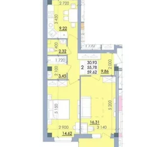 Photo 3. Two-Room flat, for sale. Poltava Киевский