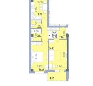 Photo 3. Two-Room flat, for sale. Poltava Киевский