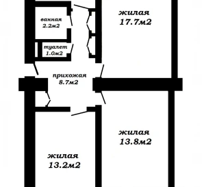 Photo 2. Three-Room flat, for sale. Molodechno