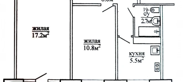 Фото 2. Двухкомнатная квартира, продажа. Гродно