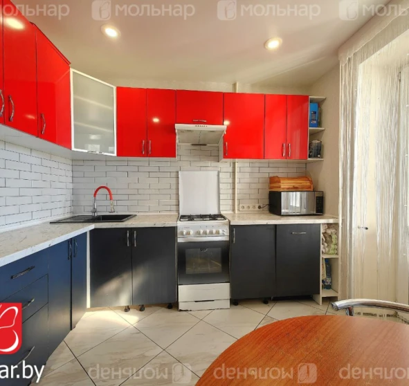 Photo 1. Three-Room flat, for sale. Zhodino