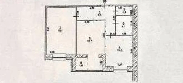 Foto 1. Dos Ambientes piso, en venta. Zhytomyr Центр