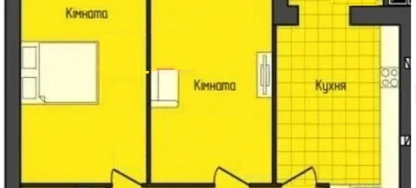 Foto 1. Dos Ambientes piso, en venta. Zhytomyr Центр