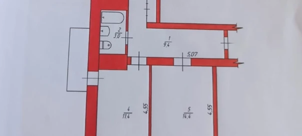 Fotografie 1. Două Camere apartament, de vânzare. Zhytomyr Крошня