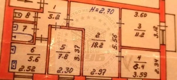 Фото 4. Четырехкомнатная квартира, продажа. Вишневое