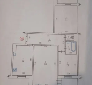 Фото 5. Трикімнатна квартира, продаж. Полтава Подольский