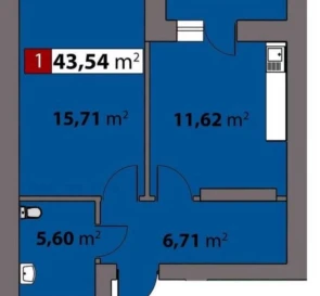 Photo 3. One-Room flat, for sale. Cherkasy Мытница