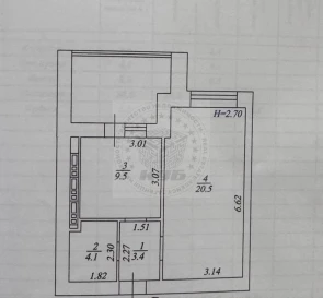 Fotografie 4. Garsonieră apartament, de vânzare. Vyshneve