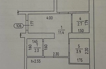 Photo Two-Room flat, for sale. Cherkasy Центр