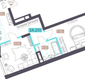 Fotografie 3. Două Camere apartament, de vânzare. Kyiv Голосеевский, Iprodrom