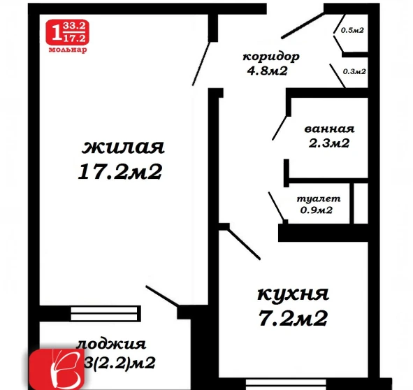 Photo 1. One-Room flat, for sale. Minsk Ленинский