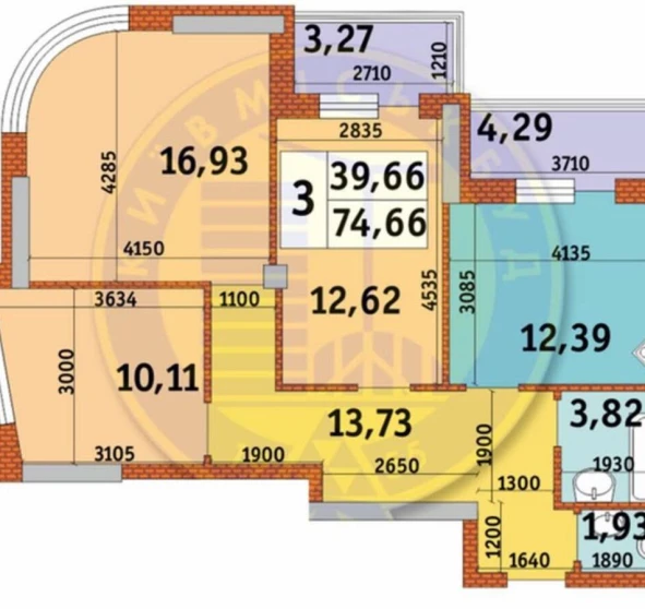 Zdjęcie 1. Trzypokojowe mieszkanie, na sprzedaż. Kyiv Соломенский