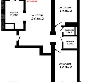 Photo 3. Three-Room flat, for sale. Minsk Центральный