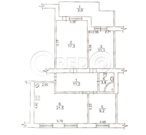 Foto 3. Tres Ambientes piso, en venta. Kryvyi Rih Металургійний