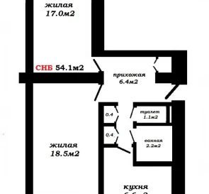 Foto 2. Dos Ambientes piso, en venta. Новолукомль