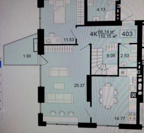 Фото 4. Трикімнатна квартира, продаж. Шевченкове