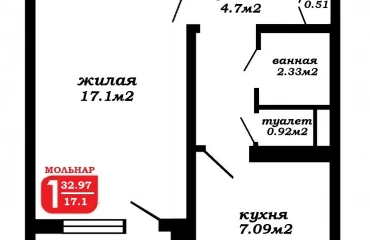 Фото Однокомнатная квартира, продажа. Минск Ленинский