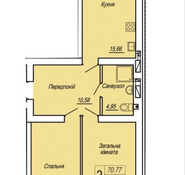Fotografie 2. Două Camere apartament, de vânzare. Zhytomyr Богунія