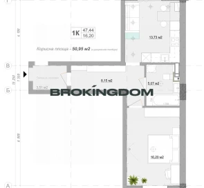 Фото 2. Однокімнатна квартира, продаж. Бровари Анатолія Луценко