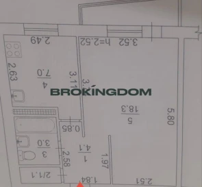 Фото 4. Однокімнатна квартира, продаж. Київ Дарницький