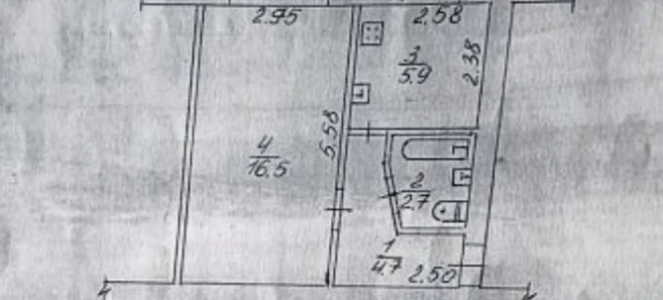 Фото 1. Однокомнатная квартира, продажа. Житомир Центр