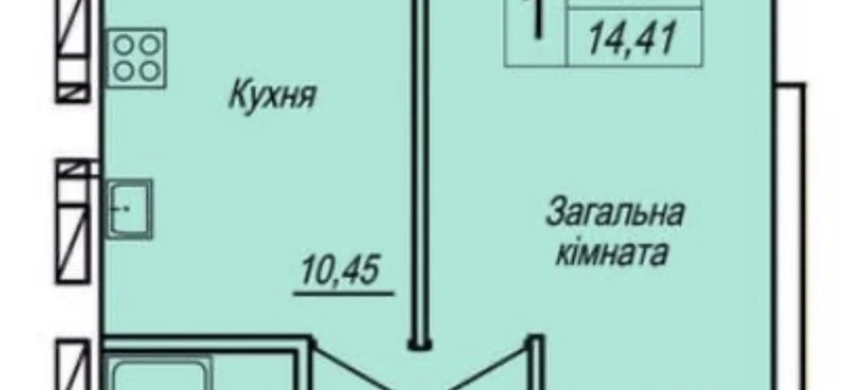 Фото Однокомнатная квартира, продажа. Житомир Богунія