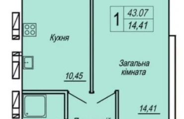 Фото Однокомнатная квартира, продажа. Житомир Богунія