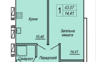 Фото Однокомнатная квартира, продажа. Житомир Богунія
