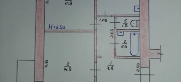 Фото 4. Двухкомнатная квартира, продажа. Житомир Центр
