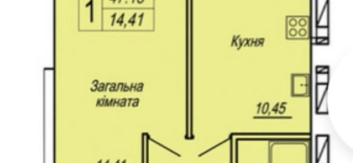 Foto Monoambiente piso, en venta. Zhytomyr Богунія