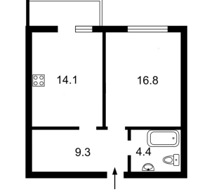 Photo 2. One-Room flat, for sale. Kyiv Голосеевский