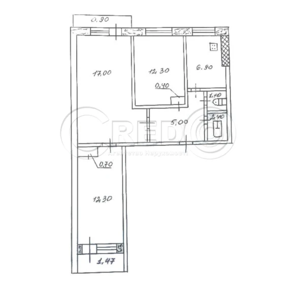 Photo 1. Three-Room flat, for sale. Kryvyi Rih Саксаганський