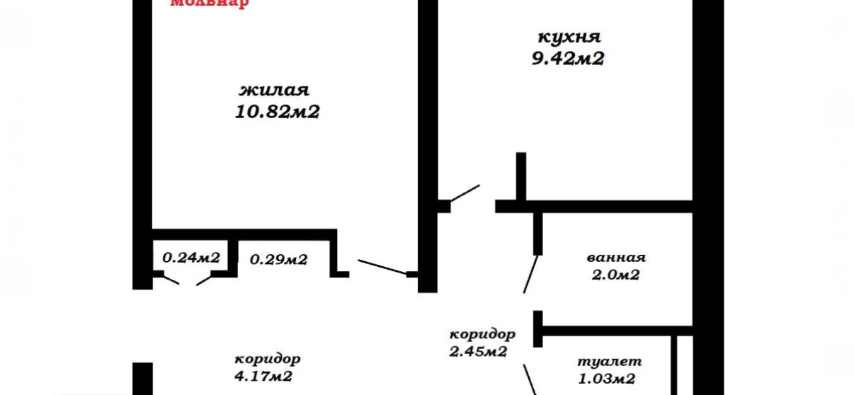 Photo One-Room flat, for sale. Borisov Днепровская
