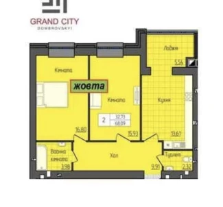 Фото 3. Однокімнатна квартира, продаж. Житомир Центр